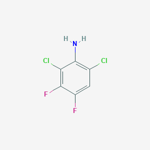 molecular formula C6H3Cl2F2N B1410921 2,6-Dichloro-3,4-difluoroaniline CAS No. 1806296-29-6