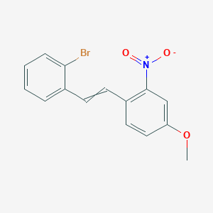 1-[2-(2-Bromophenyl)ethenyl]-4-methoxy-2-nitrobenzene