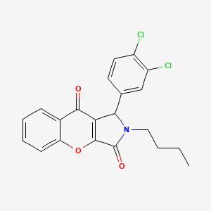 2-Butyl-1-(3,4-dichlorophenyl)-1,2-dihydrochromeno[2,3-c]pyrrole-3,9-dione