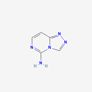molecular formula C5H5N5 B1410925 [1,2,4]Triazolo[4,3-c]pyrimidin-5-amine CAS No. 1823337-74-1