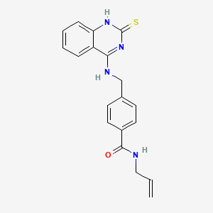 N-prop-2-enyl-4-[[(2-sulfanylidene-1H-quinazolin-4-yl)amino]methyl]benzamide