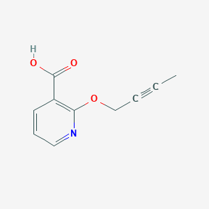molecular formula C10H9NO3 B1410931 2-(But-2-ynyloxy)nicotinic acid CAS No. 1935602-44-0