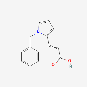 3-(1-Benzyl-1H-pyrrol-2-yl)prop-2-enoic acid