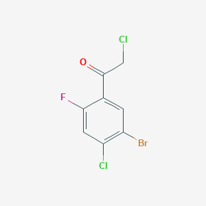 5'-Bromo-4'-chloro-2'-fluorophenacyl chloride