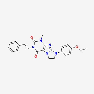 6-(4-ethoxyphenyl)-4-methyl-2-(2-phenylethyl)-7,8-dihydropurino[7,8-a]imidazole-1,3-dione