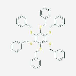 molecular formula C48H42S6 B141096 Hexakis(benzylthio)benzene CAS No. 127022-77-9