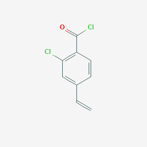 molecular formula C9H6Cl2O B1410966 2-Chloro-4-ethenylbenzoyl chloride CAS No. 1935415-61-4