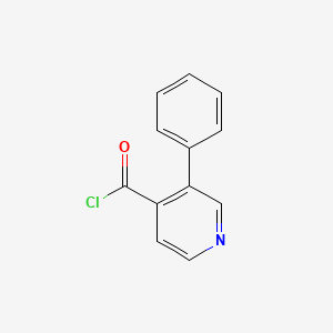 molecular formula C12H8ClNO B1410968 3-Phenylpyridine-4-carbonyl chloride CAS No. 1261812-49-0