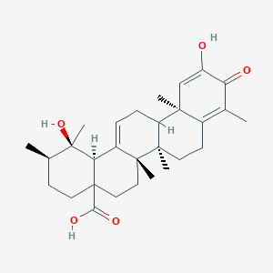 (1R,2R,6aS,6bR,12aS,14bS)-1,11-dihydroxy-1,2,6a,6b,9,12a-hexamethyl-10-oxo-2,3,4,5,6,6a,7,8,13,14b-decahydropicene-4a-carboxylic acid