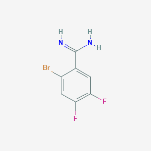2-Bromo-4,5-difluorobenzamidine