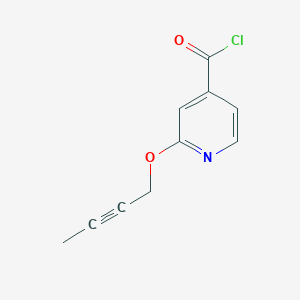 2-(But-2-ynyloxy)isonicotinoyl chloride