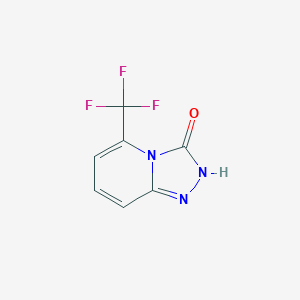 molecular formula C7H4F3N3O B1411003 5-(Trifluoromethyl)-[1,2,4]triazolo-[4,3-a]pyridin-3(2H)-one CAS No. 1780282-20-3