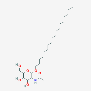 Octadecyl 2-(acetylamino)-2-deoxyhexopyranoside