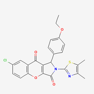 7-Chloro-2-(4,5-dimethyl-1,3-thiazol-2-yl)-1-(4-ethoxyphenyl)-1,2-dihydrochromeno[2,3-c]pyrrole-3,9-dione