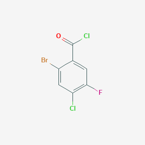 molecular formula C7H2BrCl2FO B1411024 2-Bromo-4-chloro-5-fluorobenzoyl chloride CAS No. 1804897-32-2