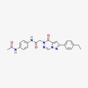 N-[4-(acetylamino)phenyl]-2-[2-(4-ethylphenyl)-4-oxopyrazolo[1,5-d][1,2,4]triazin-5(4H)-yl]acetamide