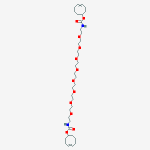 (4Z)-cyclooct-4-en-1-yl N-[26-({[(4Z)-cyclooct-4-en-1-yloxy]carbonyl}amino)-3,6,9,12,15,18,21,24-octaoxahexacosan-1-yl]carbamate