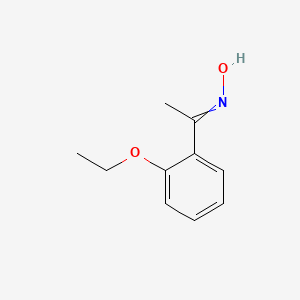 molecular formula C10H13NO2 B14110296 N-[1-(2-ethoxyphenyl)ethylidene]hydroxylamine 