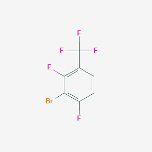 molecular formula C7H2BrF5 B1411039 3-Bromo-2,4-difluorobenzotrifluoride CAS No. 1805023-67-9