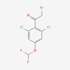 2',6'-Dichloro-4'-(difluoromethoxy)phenacyl bromide
