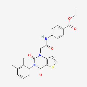 ethyl 4-({[3-(2,3-dimethylphenyl)-2,4-dioxo-3,4-dihydrothieno[3,2-d]pyrimidin-1(2H)-yl]acetyl}amino)benzoate