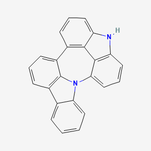 14,26-Diazaheptacyclo[12.10.1.16,9.02,7.08,13.015,20.021,25]hexacosa-1(24),2(7),3,5,8,10,12,15,17,19,21(25),22-dodecaene