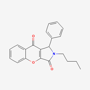 2-Butyl-1-phenyl-1,2-dihydrochromeno[2,3-c]pyrrole-3,9-dione