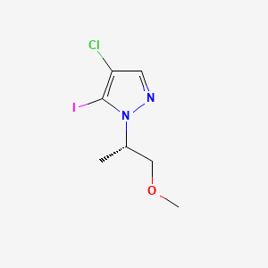 (S)-4-Chloro-5-iodo-1-(1-methoxypropan-2-yl)-1H-pyrazole