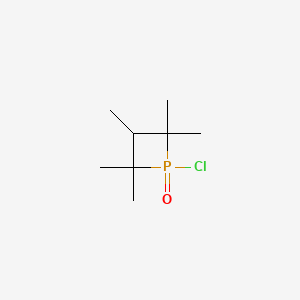 Phosphetane, 1-chloro-2,2,3,4,4-pentamethyl-, 1-oxide