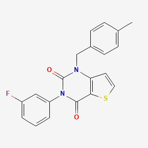 3-(3-fluorophenyl)-1-(4-methylbenzyl)thieno[3,2-d]pyrimidine-2,4(1H,3H)-dione