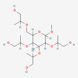 methyl 2,3,4,6-tetrakis-O-(1-hydroxypropan-2-yl)hexopyranoside