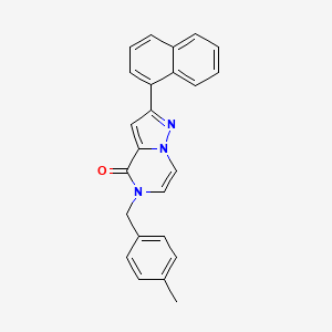 5-(4-methylbenzyl)-2-(naphthalen-1-yl)pyrazolo[1,5-a]pyrazin-4(5H)-one