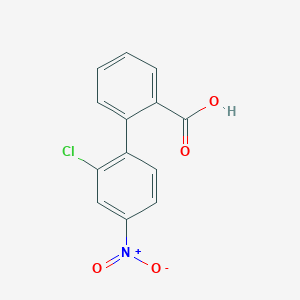 [1,1'-Biphenyl]-2-carboxylicacid, 2'-chloro-4'-nitro-