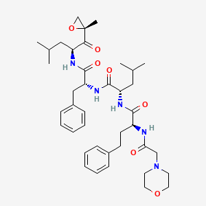 (S)-4-Methyl-N-((R)-1-(((S)-4-Methyl-1-((R)-2-Methyloxiran-2-yl)-1-oxopentan-2-yl)aMino)-1-oxo-3-phenylpropan-2-yl)-2-((S)-2-(2-MorpholinoacetaMido)-4-phenylbutanaMido)pentanaMide