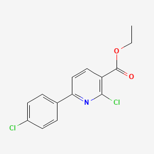 Ethyl 2-chloro-6-(4-chlorophenyl)nicotinate