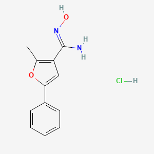 N-Hydroxy-2-methyl-5-phenyl-furan-3-carboxamidine hydrochloride