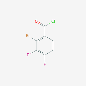 molecular formula C7H2BrClF2O B1411096 2-Bromo-3,4-difluorobenzoyl chloride CAS No. 1805502-29-7
