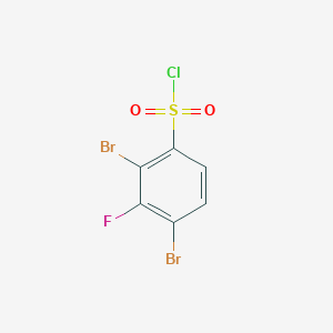 2,4-Dibromo-3-fluorobenzenesulfonyl chloride