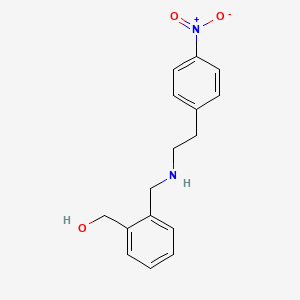 BenzeneMethanol,-[[[2-(4-nitrophenyl)ethyl]aMino]Methyl]-, (R)