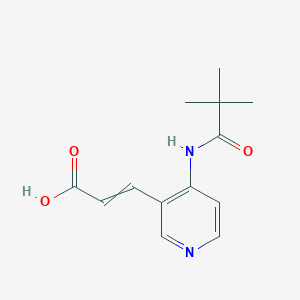 3-[4-(2,2-Dimethyl-Propionylamino)-Pyridin-3-Yl]-Acrylic Acid