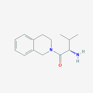 molecular formula C14H20N2O B14111230 (2S)-2-amino-3-methyl-1-(1,2,3,4-tetrahydroisoquinolin-2-yl)butan-1-one 