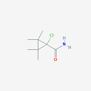 1-Chloro-2,2,3,3-tetramethylcyclopropane-1-carboxamide