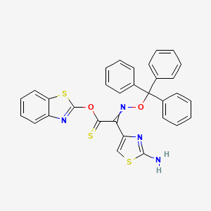 (Z)-2-(2-Aminothiazol-4-yl)-2-trityloxyiminothioacetic acid benzothiazole ester