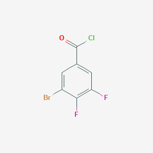 molecular formula C7H2BrClF2O B1411132 3-Bromo-4,5-difluorobenzoyl chloride CAS No. 1807172-24-2