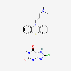 8-chloro-1,3-dimethyl-7H-purine-2,6-dione;N,N-dimethyl-3-phenothiazin-10-ylpropan-1-amine