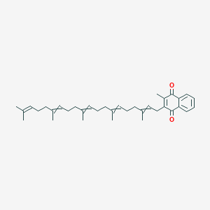 molecular formula C36H48O2 B14111403 2-Methyl-3-(3,7,11,15,19-pentamethylicosa-2,6,10,14,18-pentaenyl)naphthalene-1,4-dione 