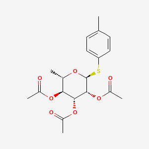 (2S,3S,4R,5R,6S)-2-Methyl-6-(p-tolylthio)tetrahydro-2H-pyran-3,4,5-triyl triacetate