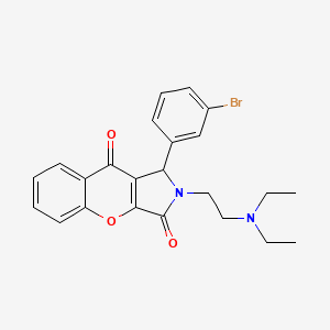 1-(3-Bromophenyl)-2-[2-(diethylamino)ethyl]-1,2-dihydrochromeno[2,3-c]pyrrole-3,9-dione