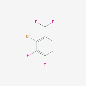 molecular formula C7H3BrF4 B1411144 2-溴-3,4-二氟苯二氟化物 CAS No. 1807204-26-7