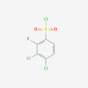 molecular formula C6H2Cl3FO2S B1411151 3,4-Dichloro-2-fluorobenzenesulfonyl chloride CAS No. 1803718-50-4